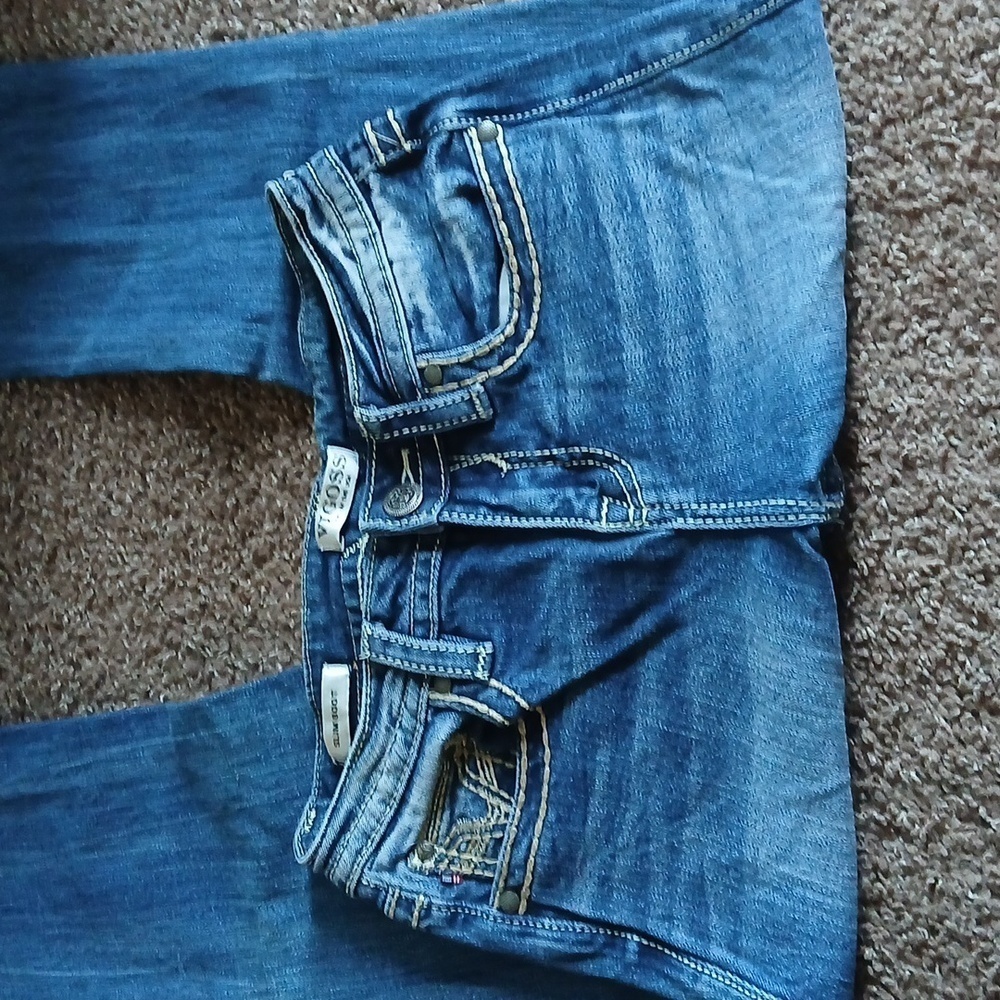 Vigross slim boot cut  blue jeans size 2 - Picture 2 of 16